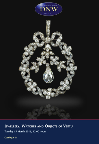 Jewellery, Watches and Objects of Vertu (15 March 2016) Catalogue Cover