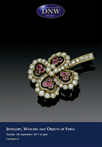 Jewellery, Watches and Objects of Vertu (5 September 2017) Catalogue Cover