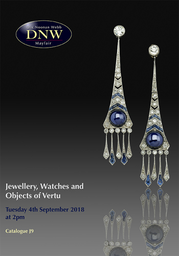 Jewellery, Watches and Objects of Vertu (4 September 2018) Catalogue Cover