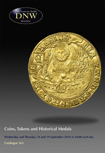 Coins, Tokens and Historical Medals (18 & 19 September 2019) Catalogue Cover