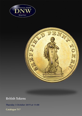British Tokens (3 October 2019) Catalogue Cover