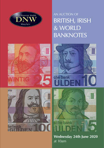 British, Irish and World Banknotes (24 June 2020) Catalogue Cover