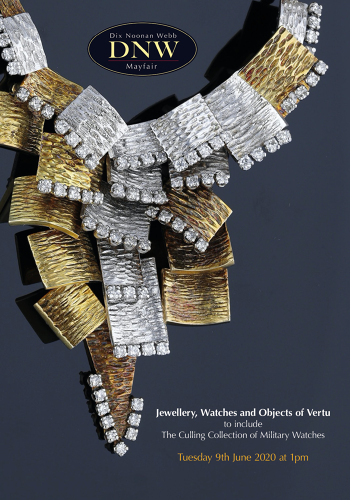 Jewellery, Watches and Objects of Vertu (9 June 2020) Catalogue Cover
