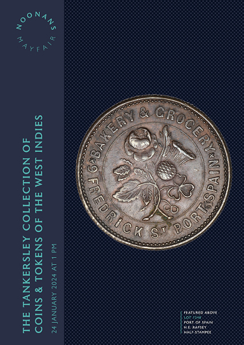 The Tankersley Collection of West Indian Coins and Tokens (24 January 2024) Catalogue Cover