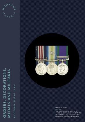 Orders, Decorations, Medals and Militaria (8 October 2025)
