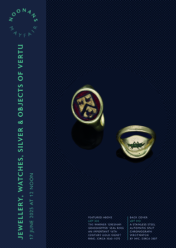 Jewellery, Watches, Silver and Objects of Vertu (17 June 2025) Catalogue Cover
