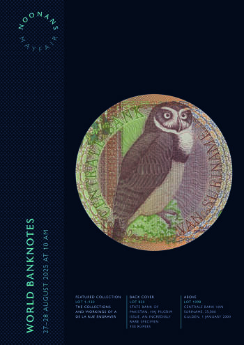 World Banknotes (27 & 28 August 2025) Catalogue Cover
