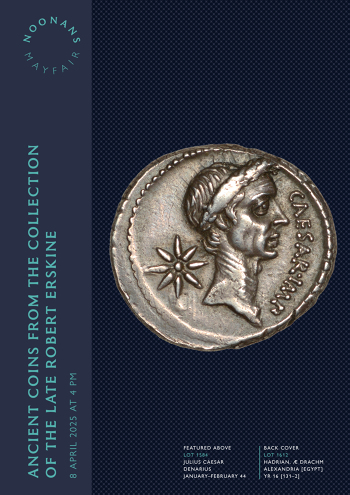 Ancient Coins from the Collection of the Late Robert Erskine (8 April 2025) Catalogue Cover
