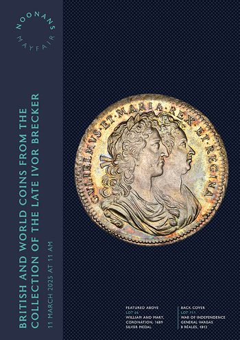 British and World Coins from the Collection of Ivor Brecker (11 March 2025) Catalogue Cover
