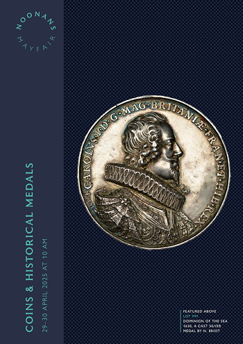Coins and Historical Medals (29 & 30 April 2025) Catalogue Cover