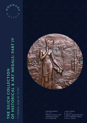 The Silich Collection of Historical and Art Medals (Part IV) (11 March 2026) Catalogue Cover