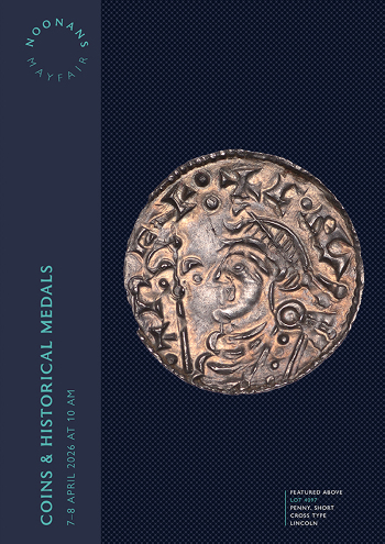 Coins and Historical Medals (7 & 8 April 2026) Catalogue Cover