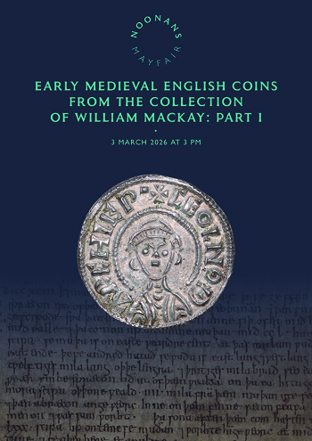 Early Medieval English Coins from the Collection of William MacKay (Part 1) (3 March 2026) Catalogue Cover