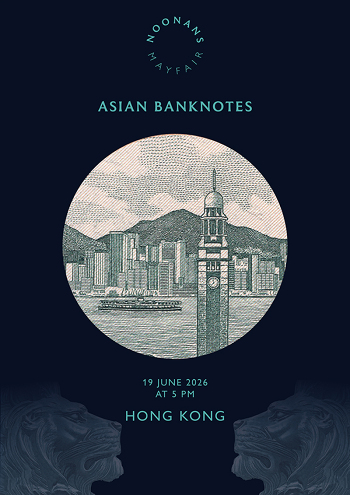 Asian Banknotes (19 June 2026) Catalogue Cover