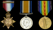 A Collection of Medals to Recipients of the 1914 Star