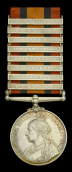 A Small Collection of Queen’s South Africa Medals featuring every Clasp