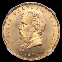 South African Coins, 1874-1902, from the Collection formed by the Late Dr. Frank Mitchell