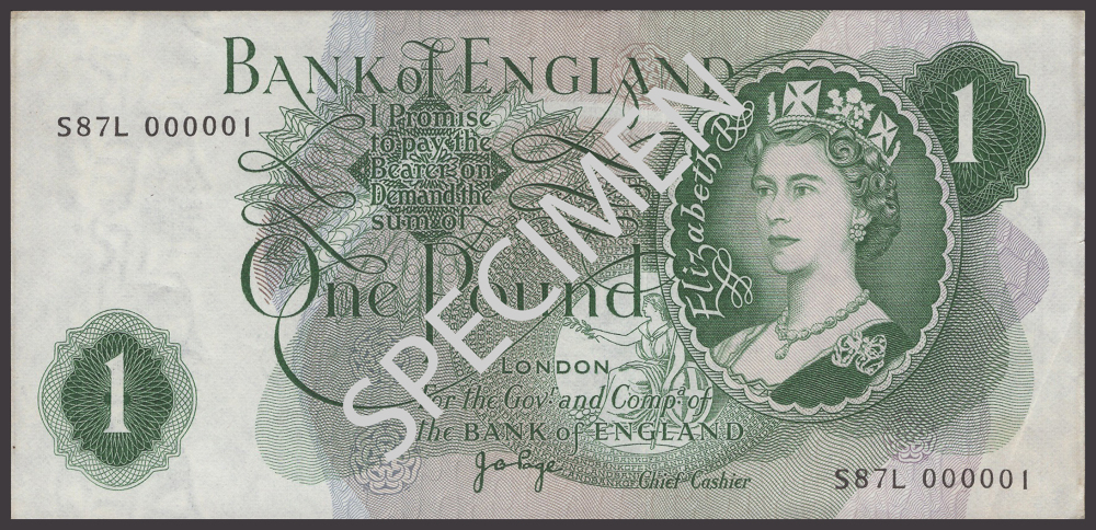 Banknotes from the Personal Collection of J.B. Page